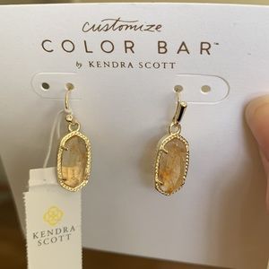Kendra Scott Lee Earring in Peach with Gold